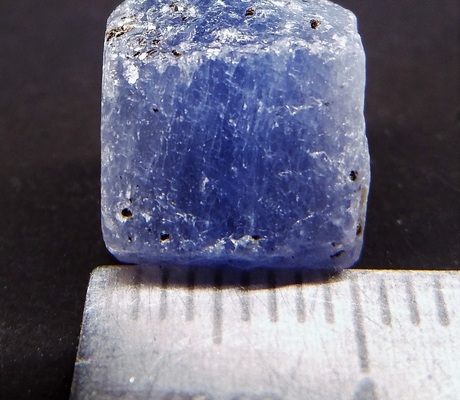 <a href="/photo-855307.html"><h1>Corundum (Var: Sapphire)</h1><h2>Zazafotsy Quarry, Zazafotsy, Ihosy District, Ihorombe, Madagascar</h2><p>Bought at an exhibition of sales-purchases-exchange of minerals and fossils.</p><p class="clickhere">Click here to view photo page on mindat.org</p></a>
